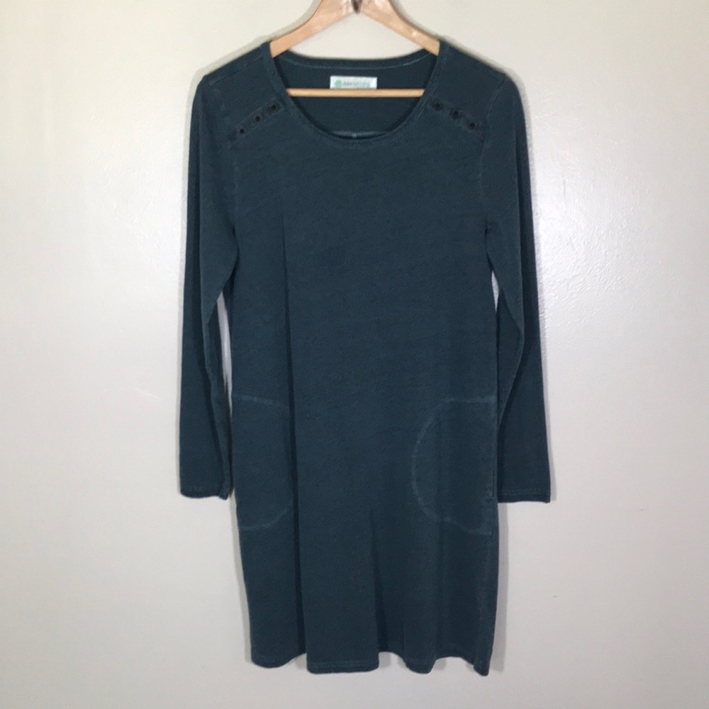 NWOT Aventura Teal Long Sleeve‎ Dress